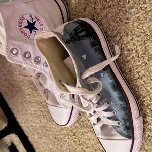 All star converse high top Paris with Love